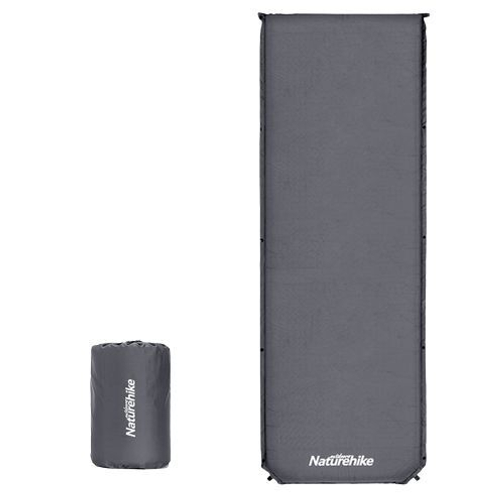 Коврик туристический самонадувной Naturehike D03 Dark Grey, 6927595711491