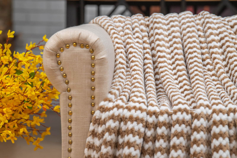 Плед 160х220 Sofi De MarkO Гринда кофе