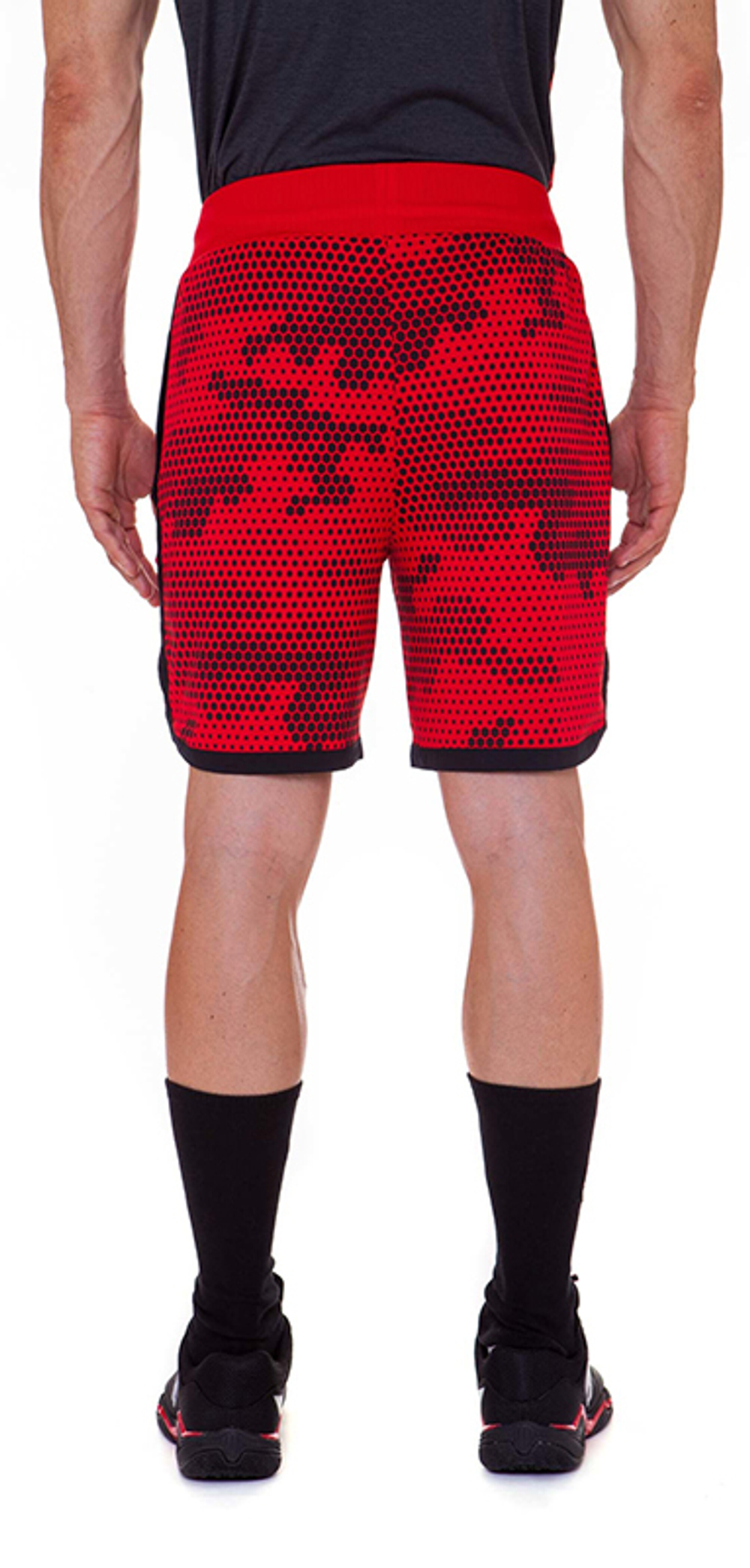 Теннисные шорты HYDROGEN Tech Camo - red camouflage (T00127-B40)