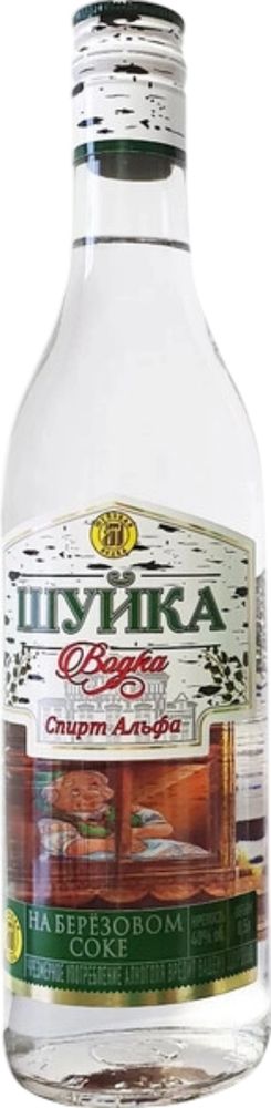 Водка Шуйка на Берёзовом соке 0,5л