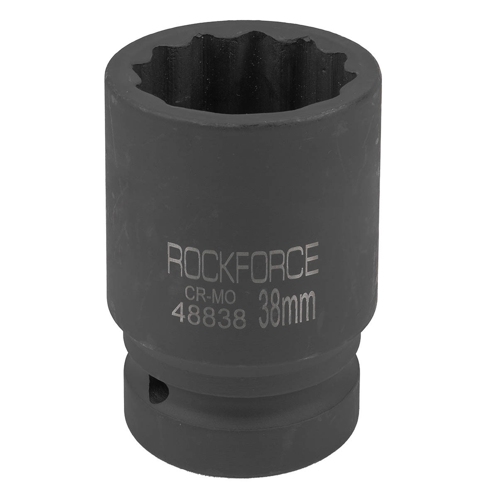 Головка ударная 1'', 38мм (12гр.) RockForce RF-48838