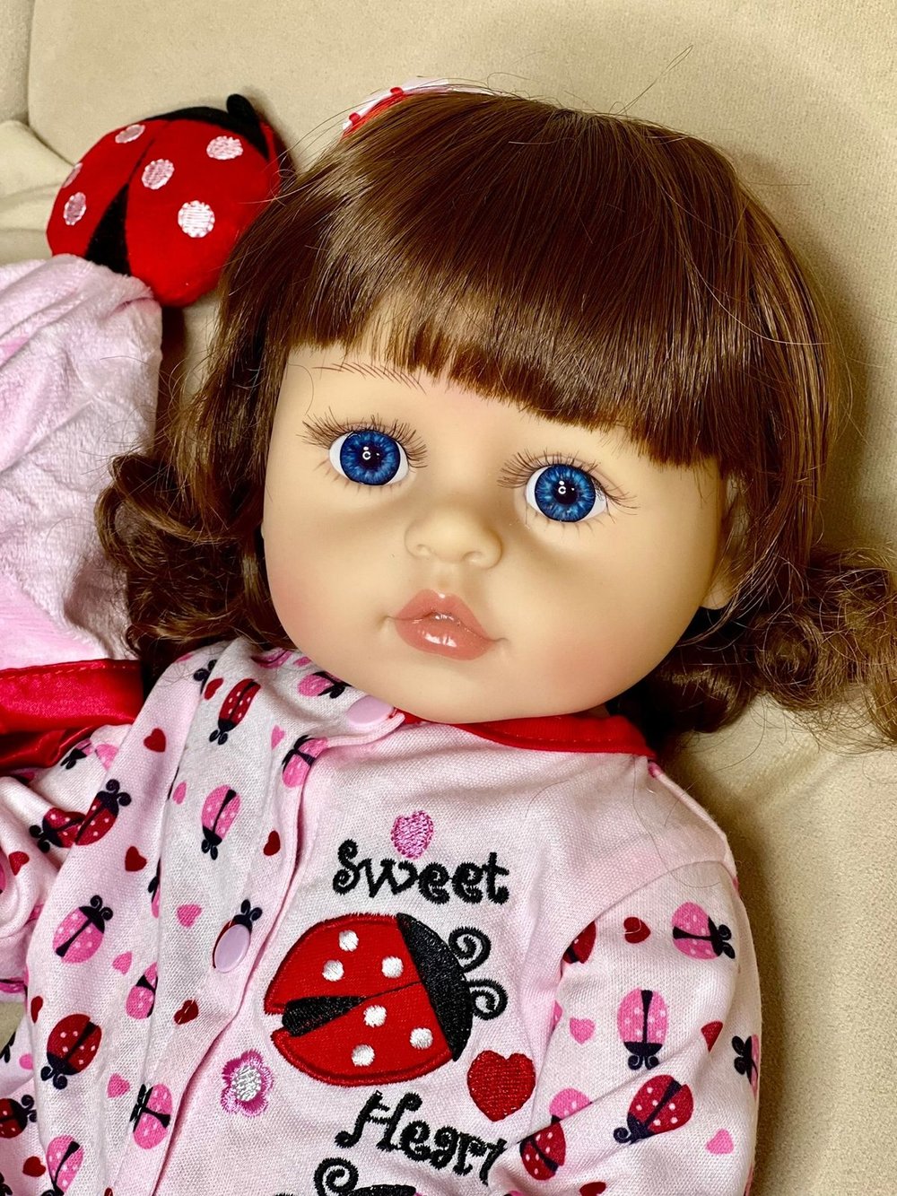 Кукла Реборн виниловая 48см в пакете (FA-061)