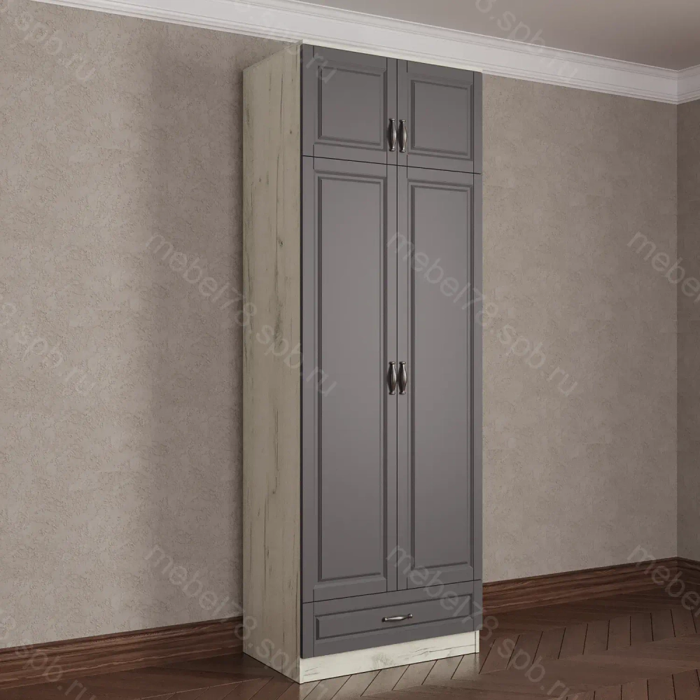 Шкаф распашной с антресолью 2/3