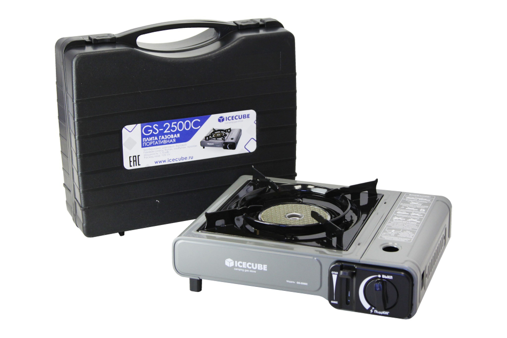 Плита походная ICE CUBE GS-2500 керам., 1.75 кВт, 125 г/ч