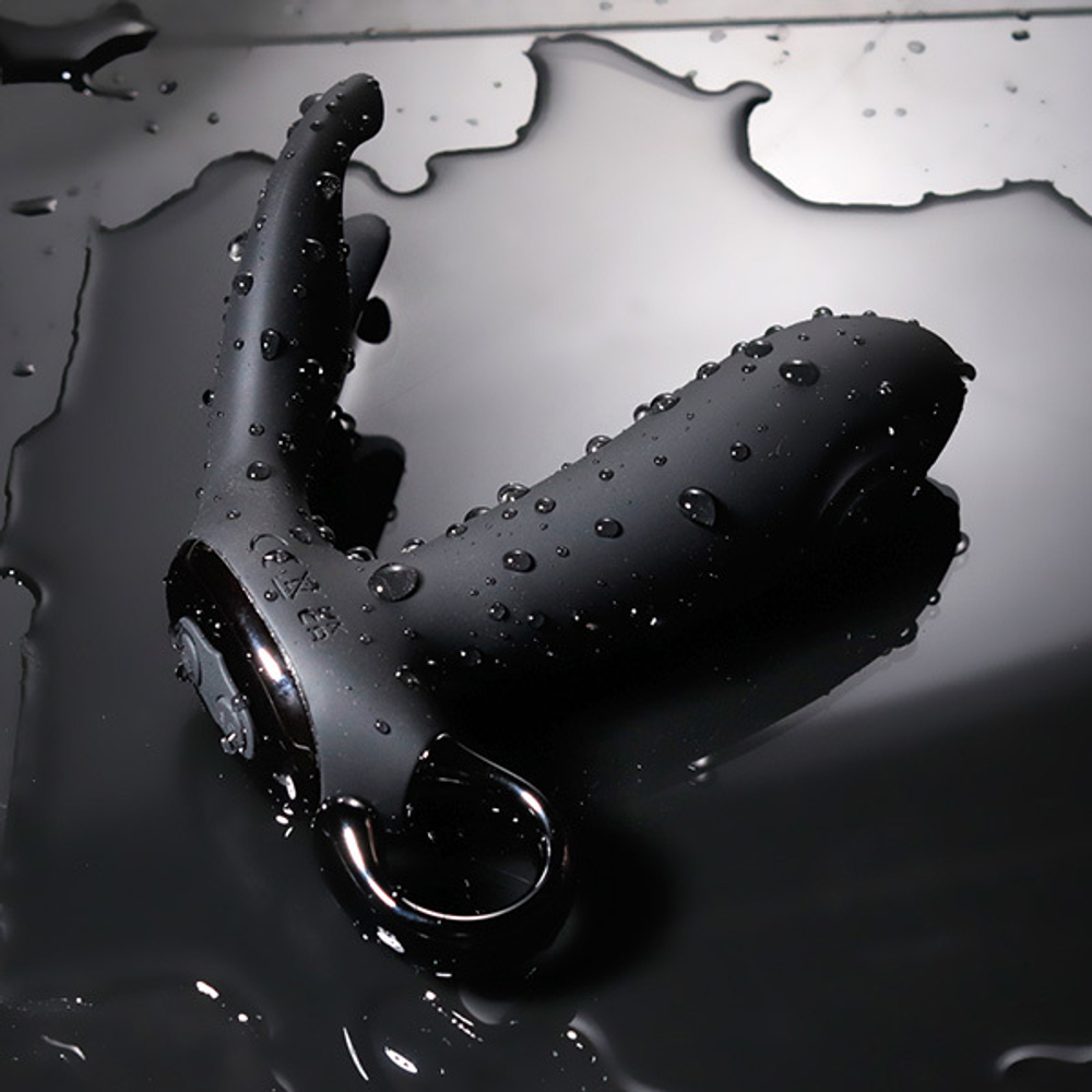 Массажер простаты с вибрацией и эффектом маятника с пультом ДУ и стимуляцией пениса Secwell Slapping Pulse Prostate Massager SW2036