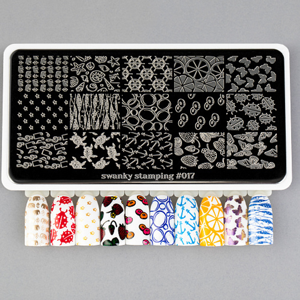 Пластина Swanky Stamping 017