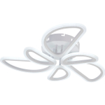 Потолочный светодиодный светильник 61Вт, 5730Лм, 3000-6500К, Ra>80,  плавная регулировка мощности, изменение цветовой температуры, ночник,  металл/акрил, белый