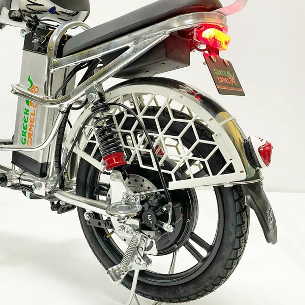 Электровелосипед GreenCamel Транк 18 V8 PRO R18 250W 60v20Ah, алюм, DD, гидравл, 2х подвес