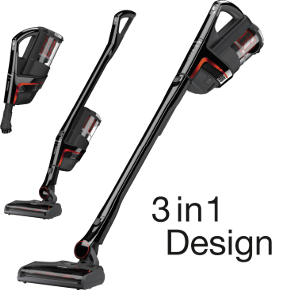 Пылесос Miele Triflex HX1 Obsidian черный, красный SMUL1