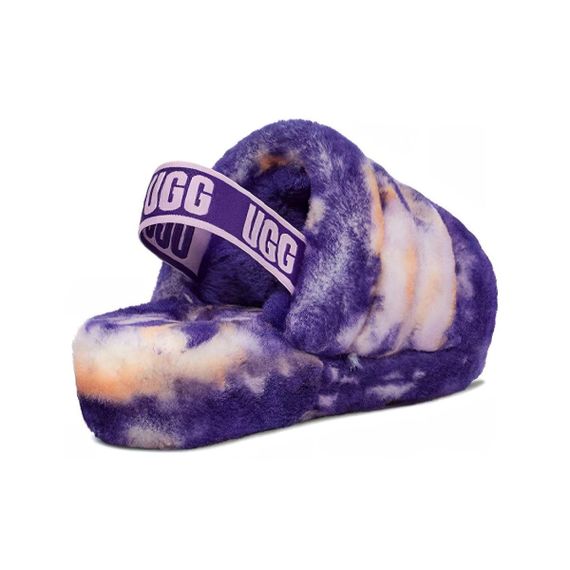 Ugg Fluff Yeah Slide Marble 'Purple Red'