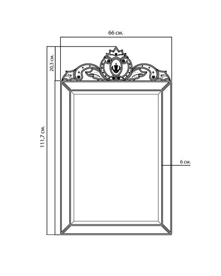 Зеркало "Сальваторе"