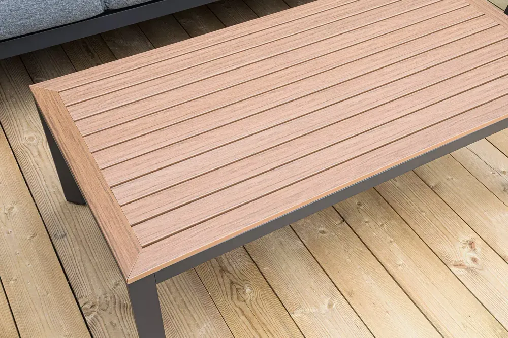 "Лотос" лаунж-зона 5-местная из алюминия, цвет темно-серый