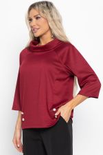 Джемпер Эдельвейс (бордовый) Б15003-18М LT Collection