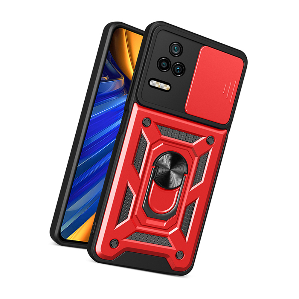 Чехол с кольцом Bumper Case для Xiaomi Poco F4