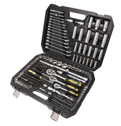 Набор инструментов 216пр. 1/4", 3/8", 1/2" (6гр.) FORCEKRAFT 38841