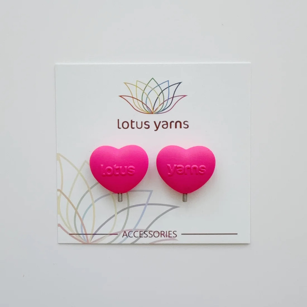 заглушки сердечки для лесок lotus yarns