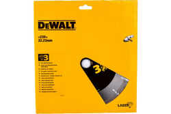 Диск алмазный отрезной (230х22.2 мм) для УШМ DEWALT DT 3763