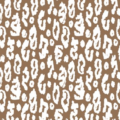 белый леопард на коричневом фоне