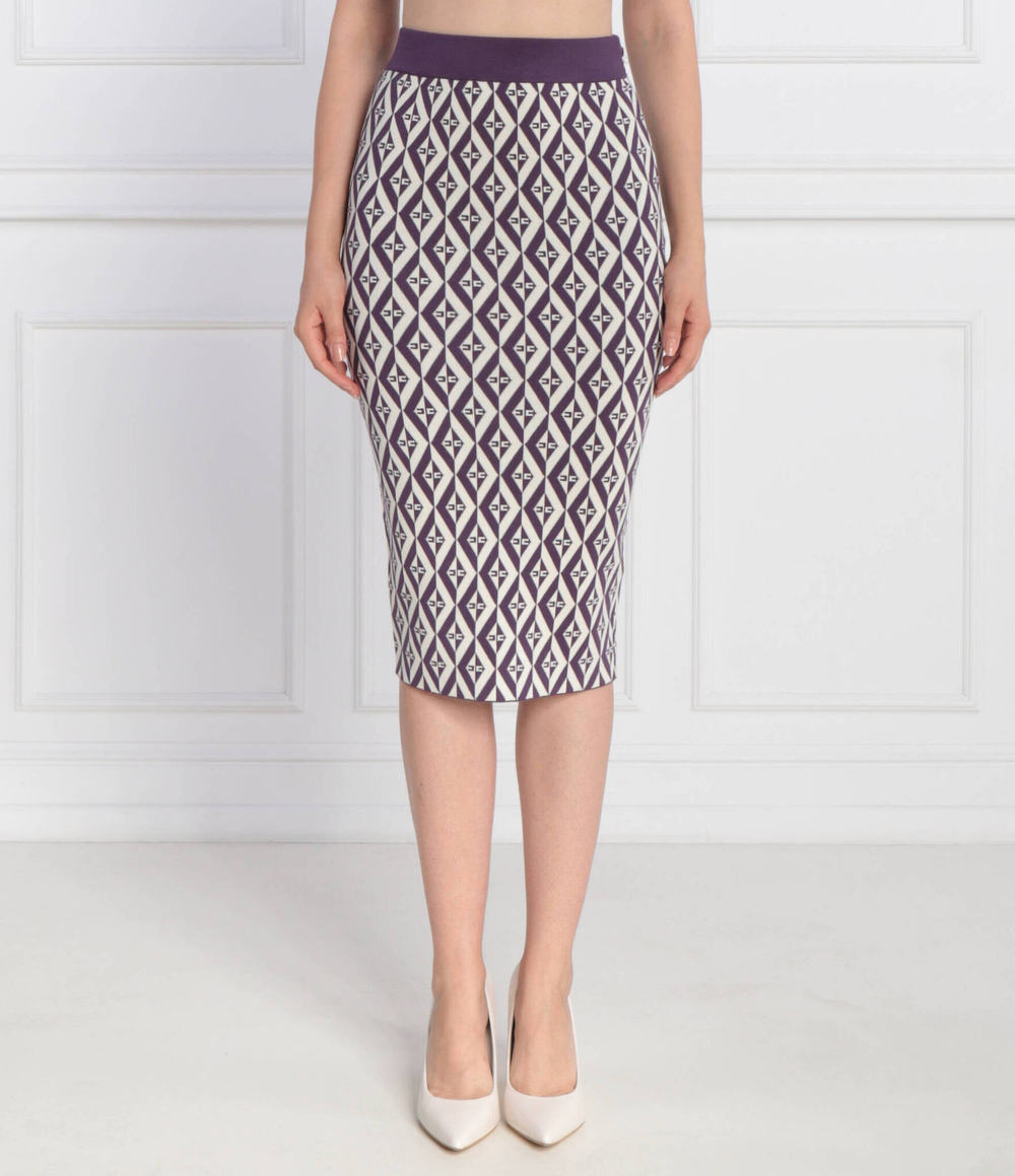 Юбка Elisabetta Franchi - фиолетовый(GK81B36E2)