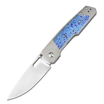 Нож Artisan Cutlery 1874G-GYTD Gambit Queen  с клинком из стали CPM-S90V, рукоять Titan / Timascus