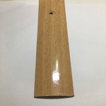 Порог-стык 30мм "Вега-Н" 1,8м Бук декор алюм.