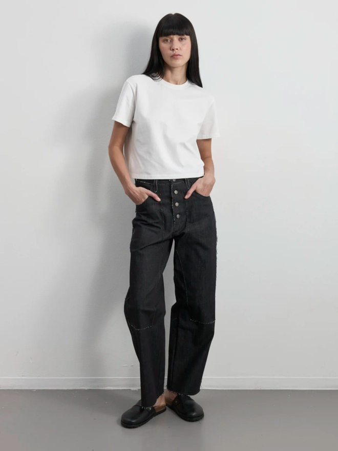 Джинсы с отстрочкой J1