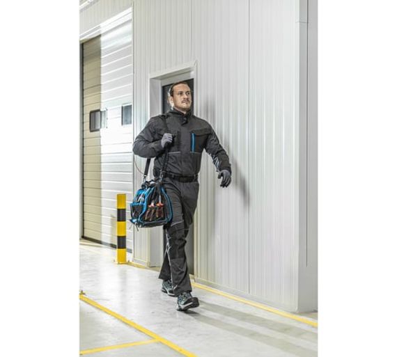 Комбинезон рабочий эластичный темно-серый WURNITZ Högert, арт. HT5K820