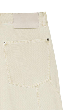 ZARA X BENITO ANTONIO БРЮКИ СВОБОДНОГО КРОЯ С КАРМАНОМ, БЕЖЕВЫЙ