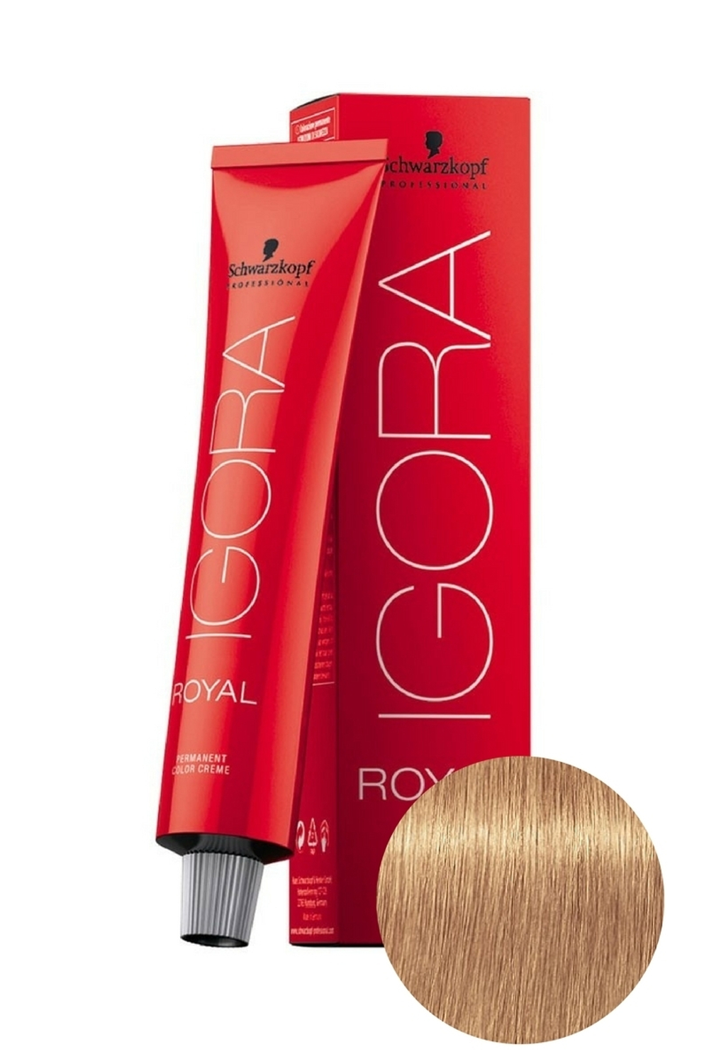 Краска для волос Igora Royal 9,5-17 Светлый блондин пастельный персиковый, Schwarzkopf Professional, 60 мл