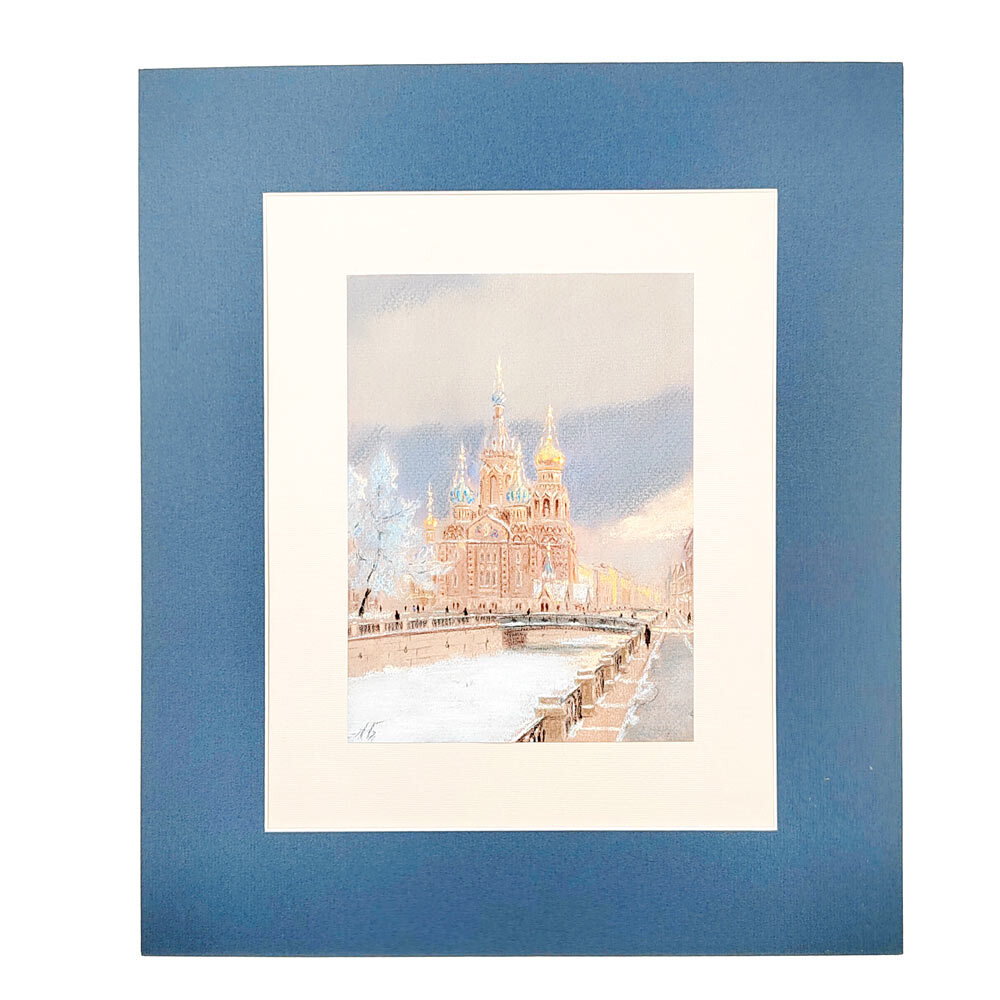 Бернштейн Алексей. Спас на крови. Санкт-Петербург. 2015. Сухая пастель.