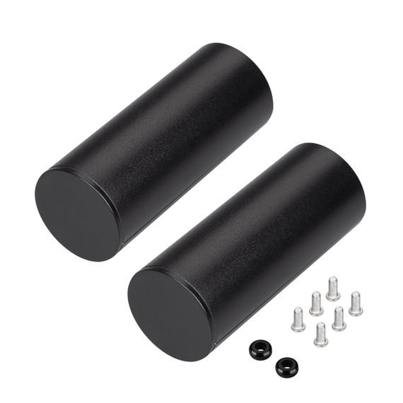 Заглушка ROUND-D36-360 BLACK с отверстием Arlight 050534