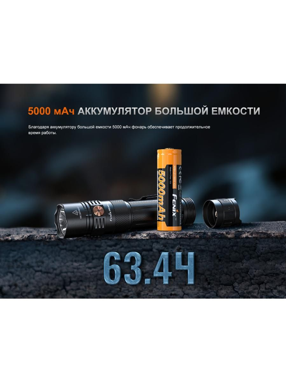 Фонарь Fenix тактический PD36R ACE 3000 люмен
