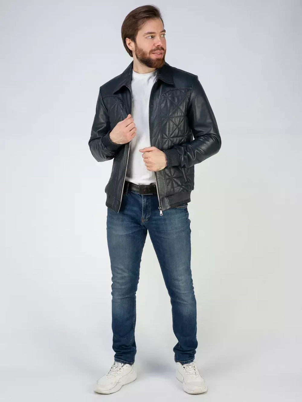 Кожаная куртка демисезонная Турция