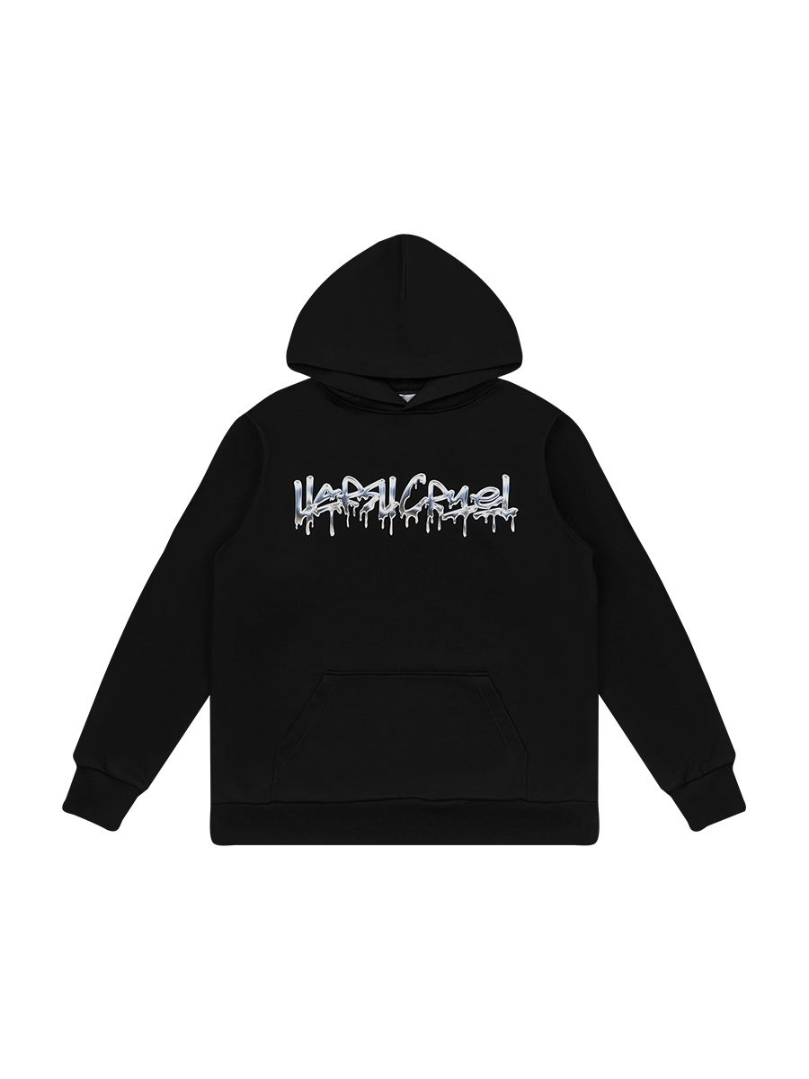 Худи HARSHandCRUEL "Liquid Metal" Oversized Hoodie