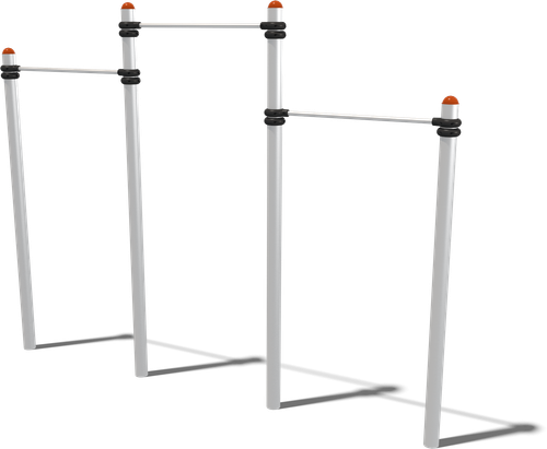 Перекладина разноуровневая тройная (паттерн Vector)