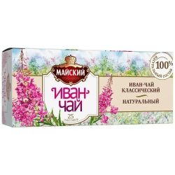 Чайный напиток в пакетиках Майский "Иван-чай Классический", травяной, 25 пакетиков по 1,5 г