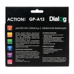 Джойстик Dialog GP-A13 Action (PC /USB) черный/красный
