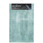 Коврик для ванной, 0.5х0.8 м, ПЭ, голуб, Aqwin, Велюр, TR1551LB