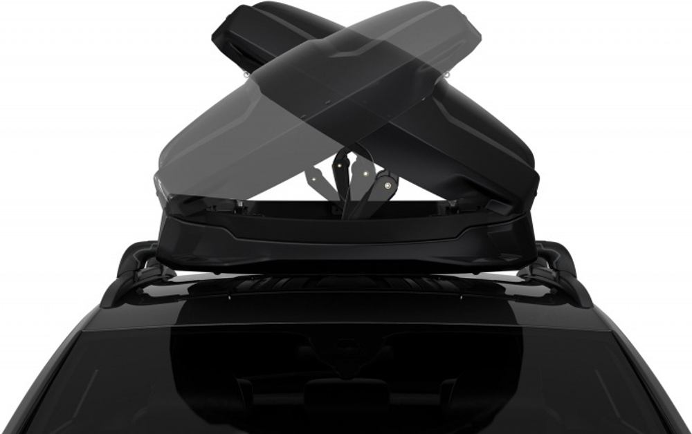 Автомобильный бокс Thule Vector M черный металлик, 310л (613201)
