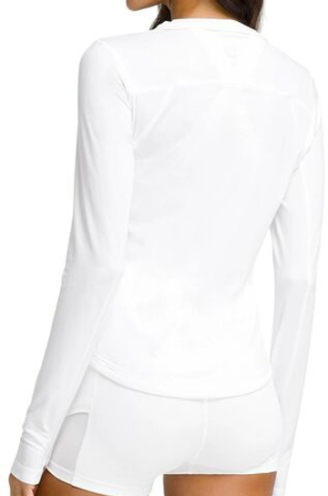 Женская теннисная футболка с длинным рукавом Wilson All Day Long Sleeve - bright white