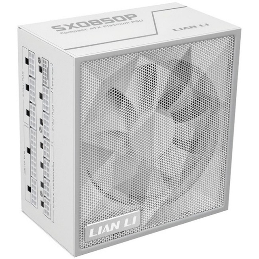 Блок питания Lian Li 850W SX0850P White, модульный, 16 Pin PCIe 5.1, 80 PLUS Platinum (G9P.SX0850P.W000.RU)