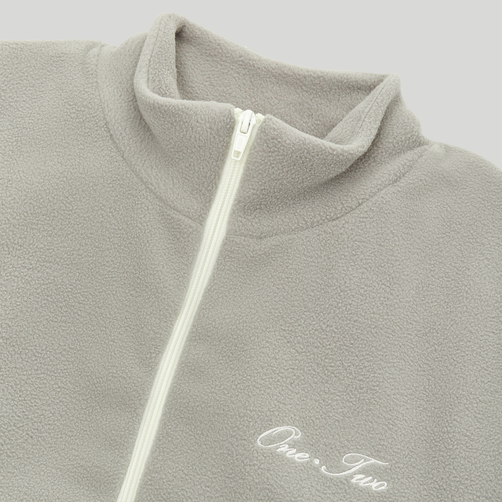 Zip-Up Sweatshirt Grey