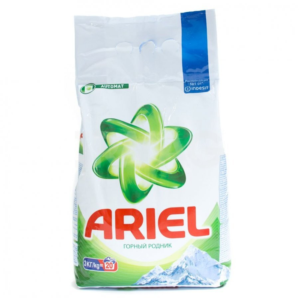 Ariel стиральный порошок автомат Горный родник 3кг