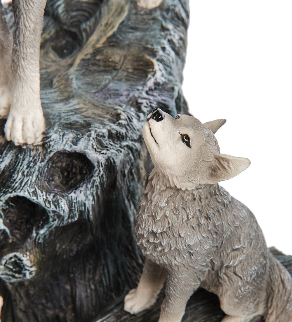 Veronese WS-1138 Статуэтка «Волки - «Наставление» (Лиза Паркер)