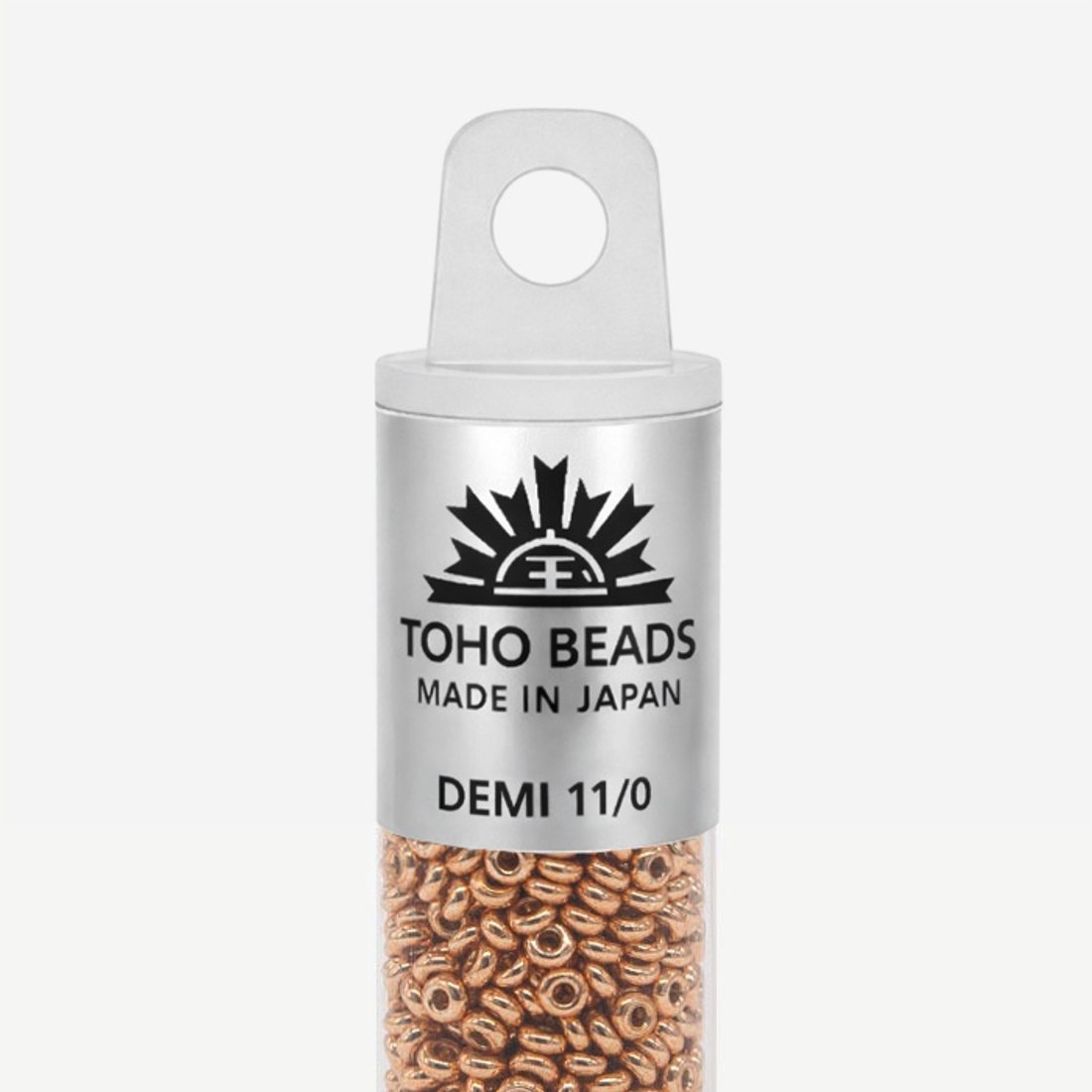 Японский бисер TOHO Demi 11/0 (№PF551), металлизированный, непрозрачный глянцевый