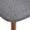 Стул Mod, тёмно-серое букле, ножки цвета орех