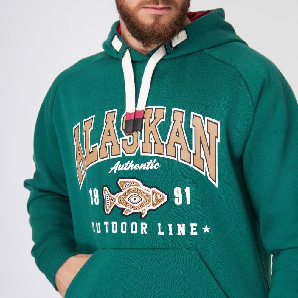 Толстовка Alaskan Promo Hoodie Green XXL