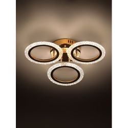 Светильник потолочный светодиодный Rivoli Evlalia 6178-703 LED 42Вт 3000-6000К с пультом | Rivoli