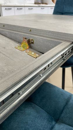 Стол Чикаго Quadro 1300*800 (столешница метрополитан/опоры черные), СтолАрт