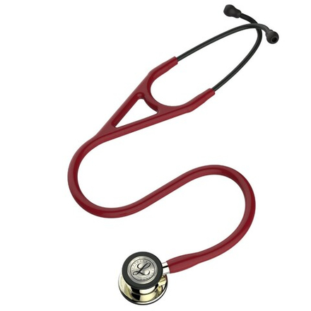 Стетоскоп Littmann Cardiology IV, бордовый, акустическая головка цвета шампанское (6176)